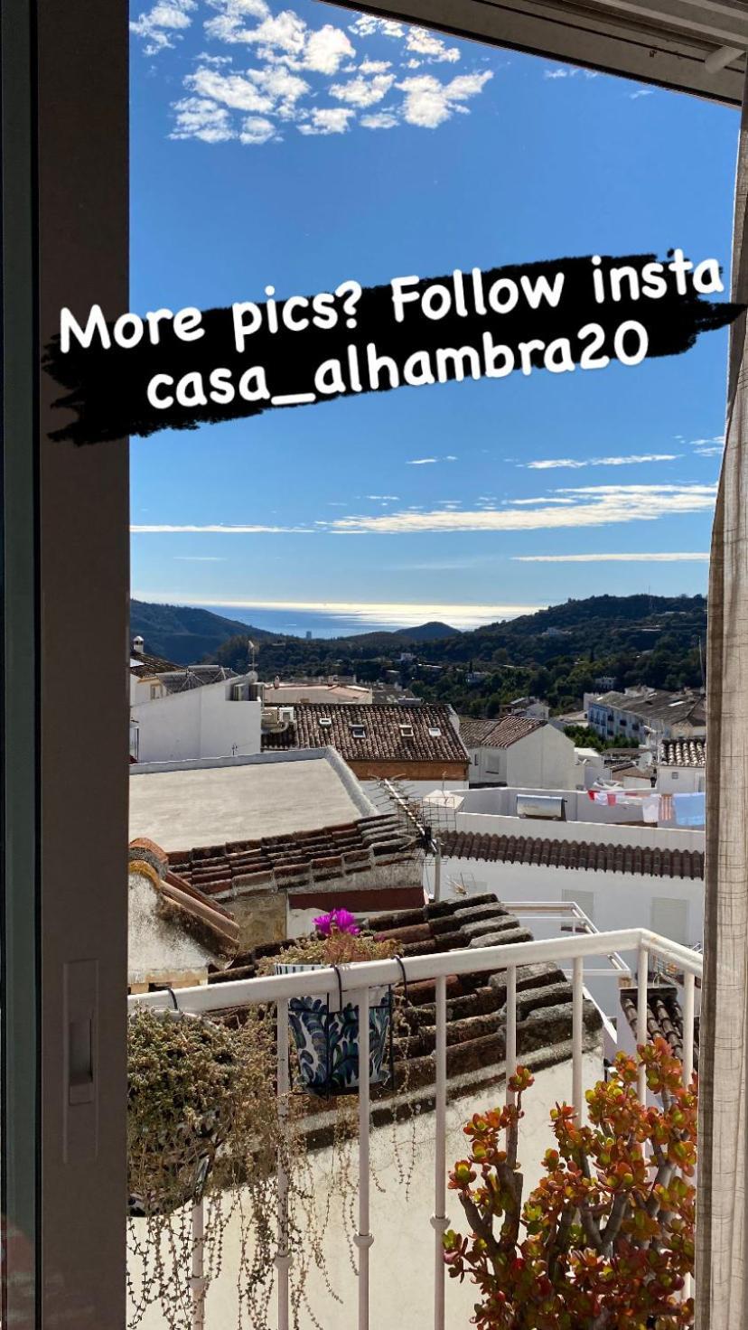 La Casa Alhambra, zonnige woning met uitzicht op bergen en zee Appartement Ojén Buitenkant foto