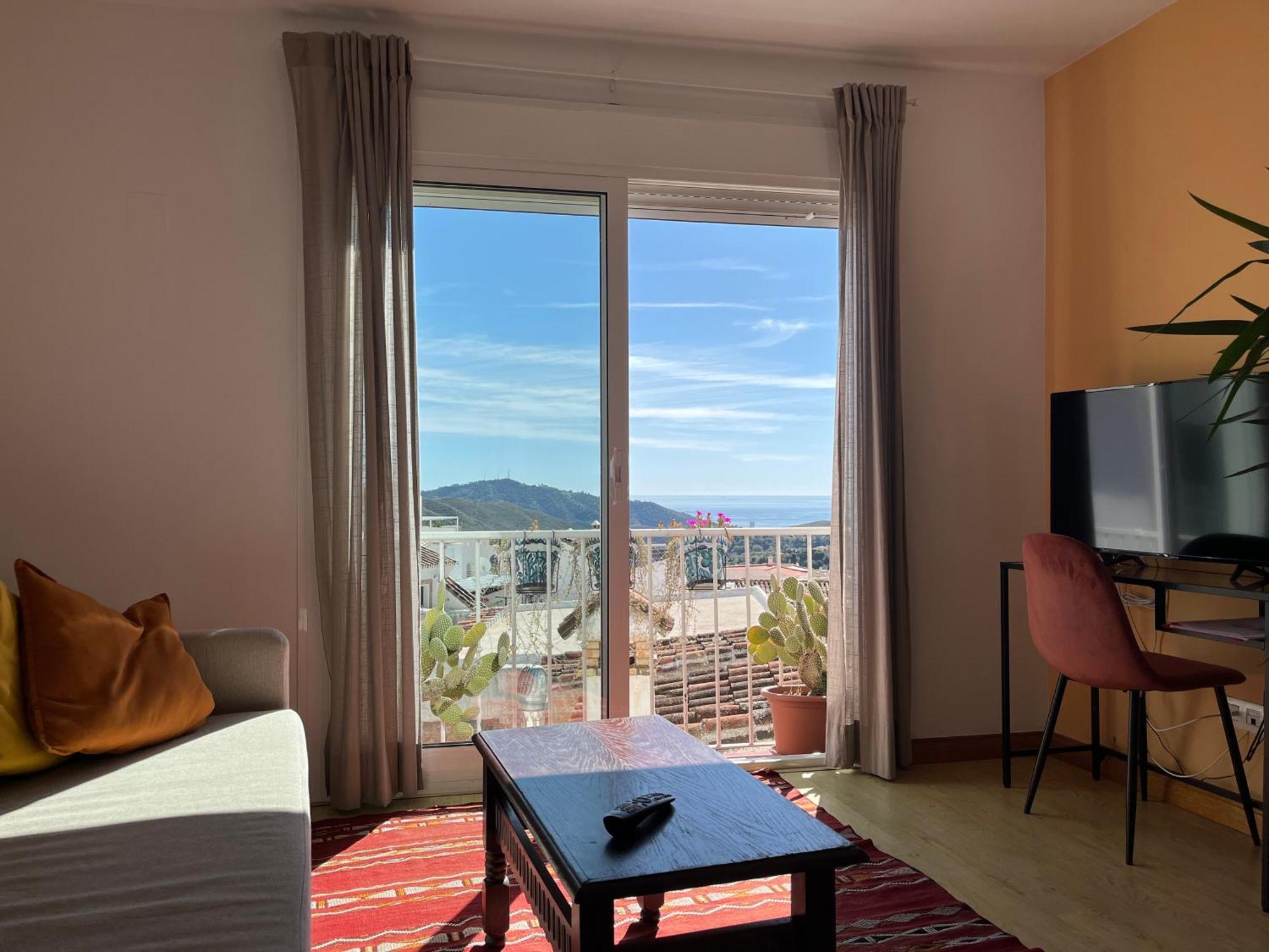 La Casa Alhambra, zonnige woning met uitzicht op bergen en zee Appartement Ojén Buitenkant foto